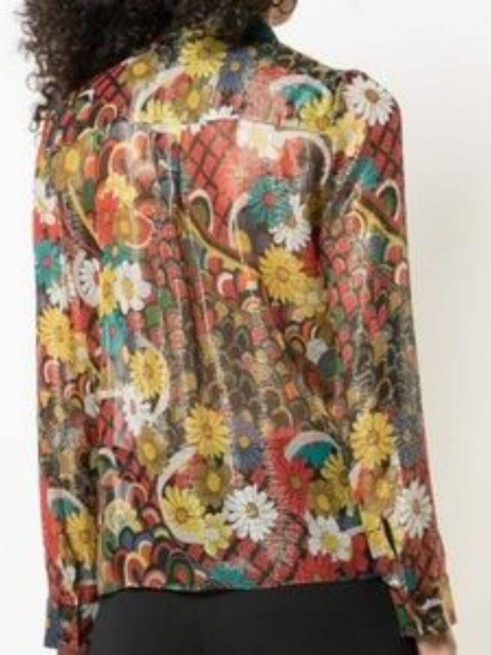 Alice + Olivia "Floral Print Top" - Picture 3 of 8